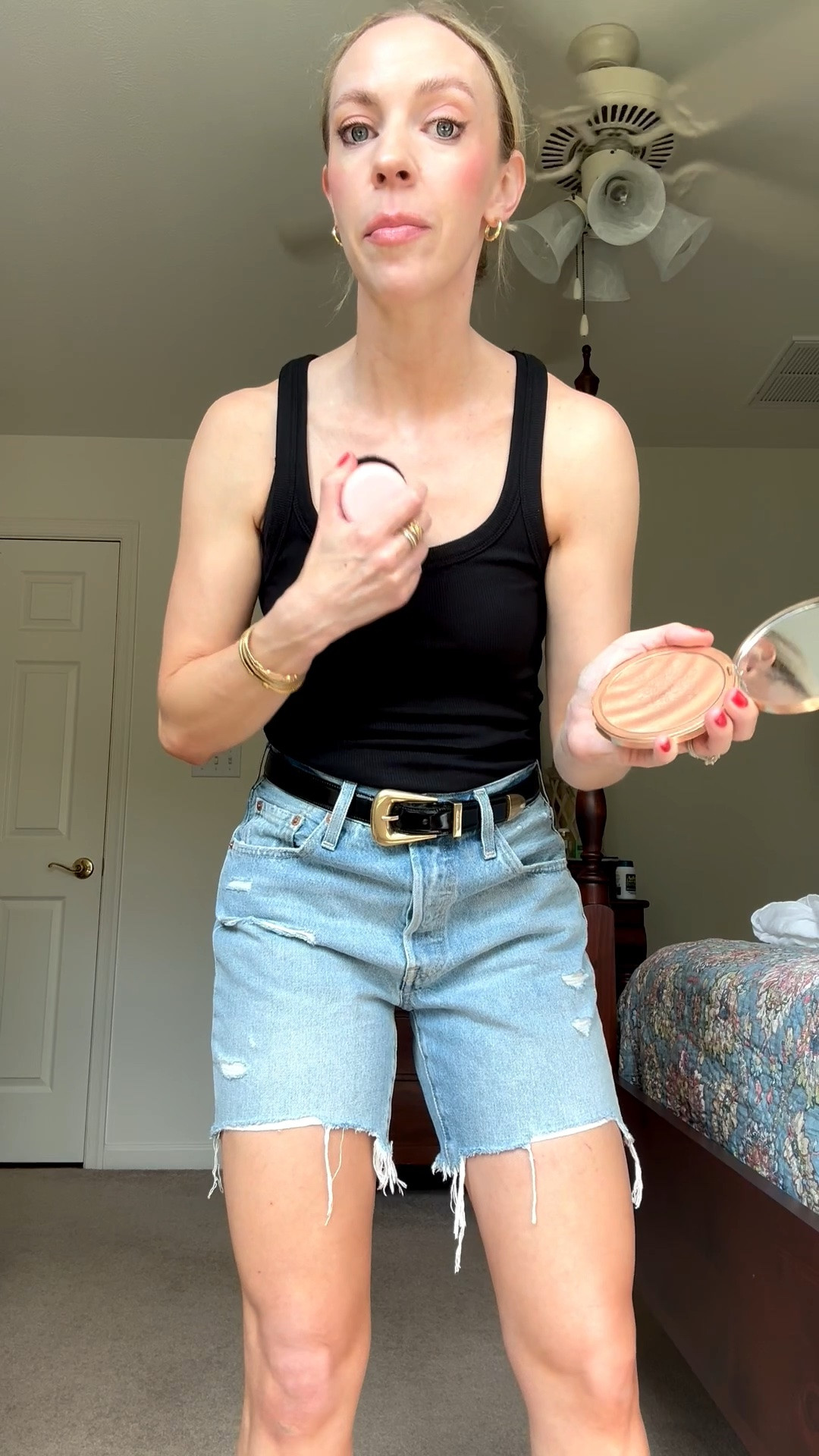 This body bronzer powder provides subtle color and it has SPF 50!

#LTKBeauty #LTKOver40 #LTKdayinmylife