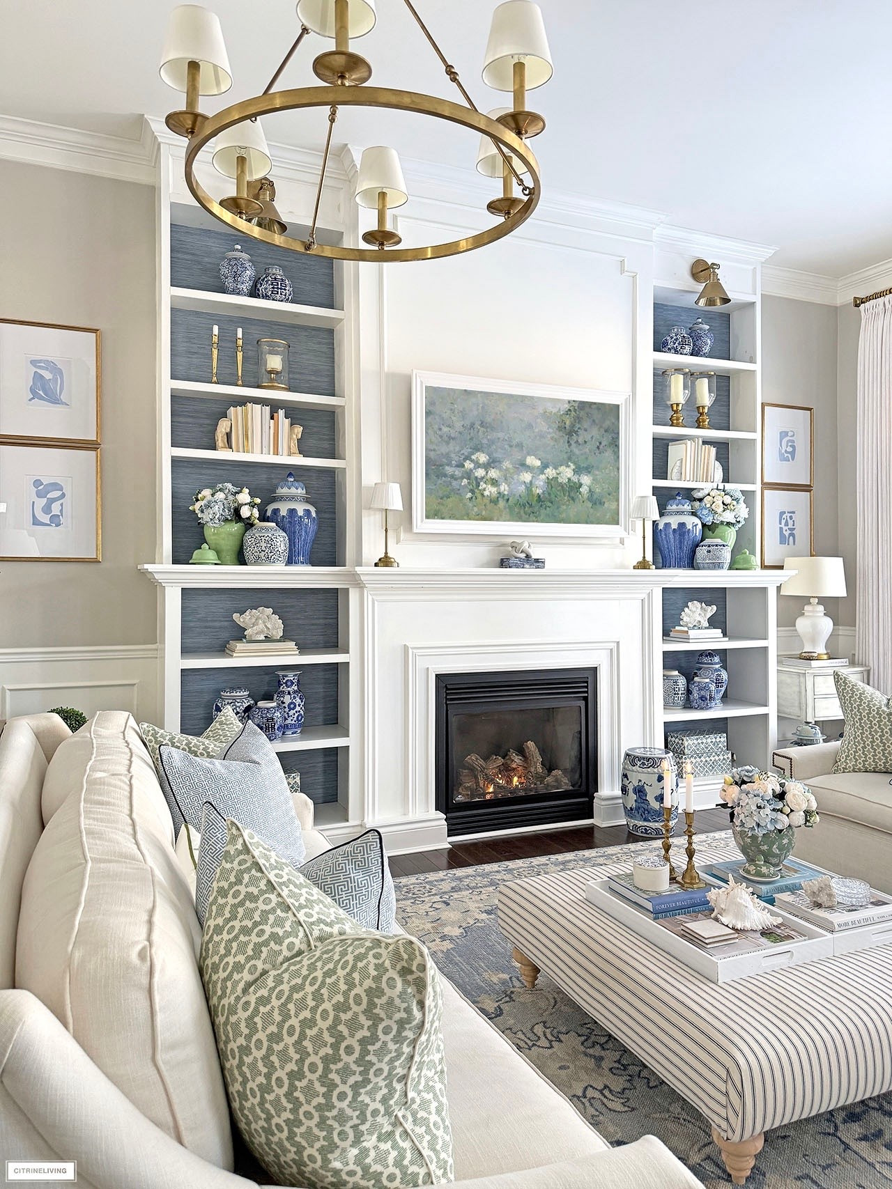 Chic layers of soft blue and green are the perfect spring color palette!

#LTKSeasonal #LTKHome