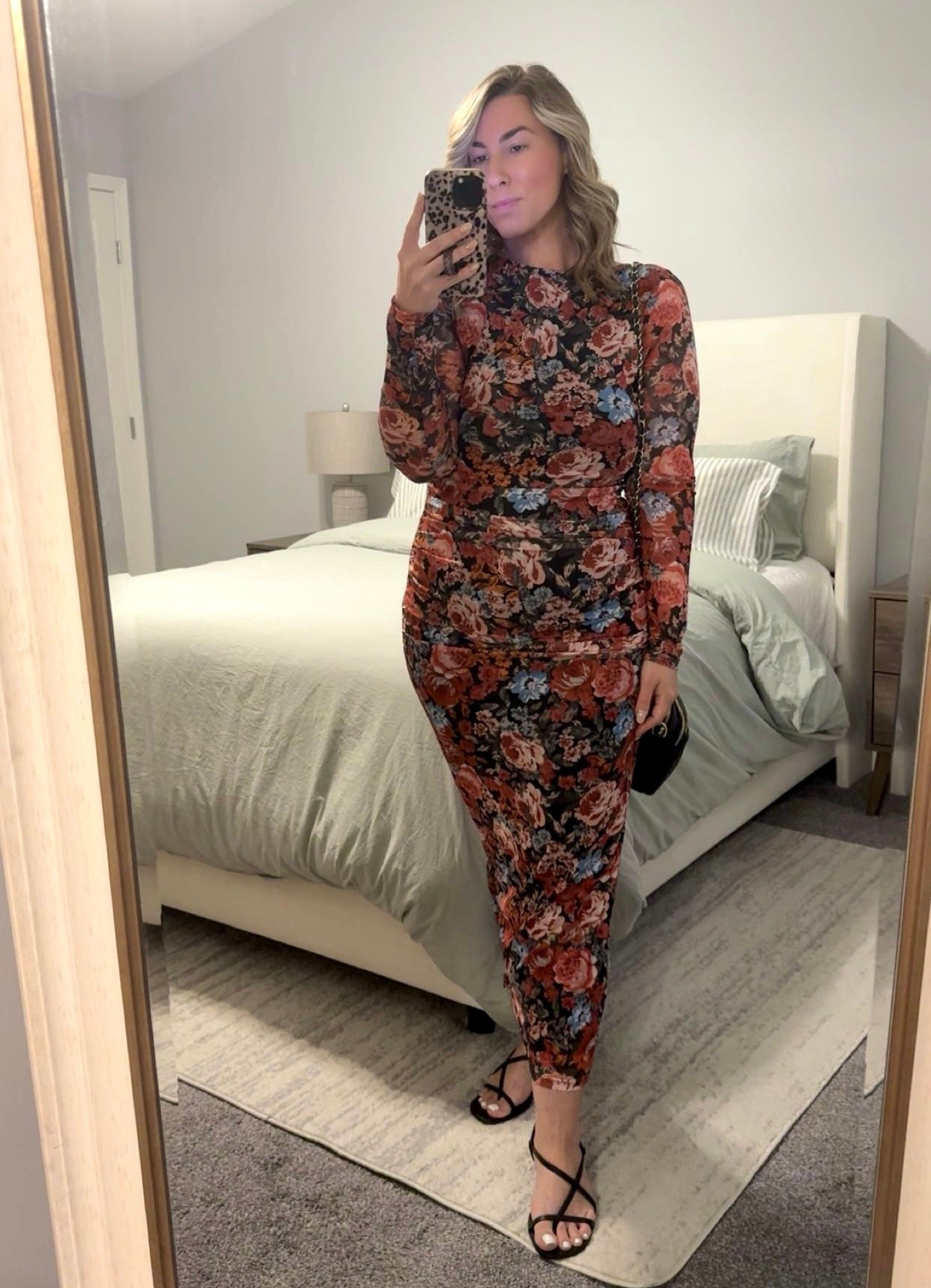Fall wedding guest dress inspo ✨ wearing a large for reference. Super flattering floral print (comes in several prints) and ruching detail. Love! Code ‘ashleymorganstyle’ for $$ off a Loopy phone case 🐆 

#fallstyle #ootd #ootn #midsizestyle  #midsizefashion #midsize #amazon #amazonfashion #weddingguestdress #loopycase #cuteoutfit #fallwedding #floraldress #homedecor #affordableoutfit #affordablestyle #glamnetic #apartmentdecor #duvet #bedroominspo

#LTKFindsUnder50 #LTKWedding #LTKMidsize