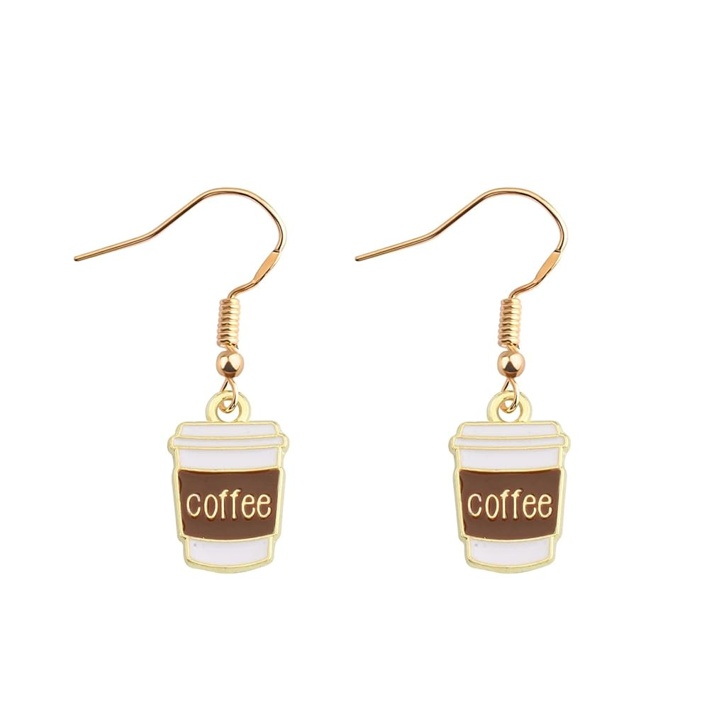 BNQL Dangle Coffee Cup Earrings - Gifts for Coffee Lovers | Amazon (US)