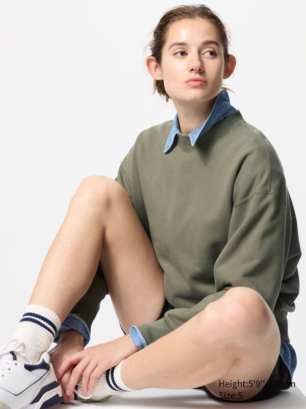 Crew Neck Sweatshirt | UNIQLO (UK)
