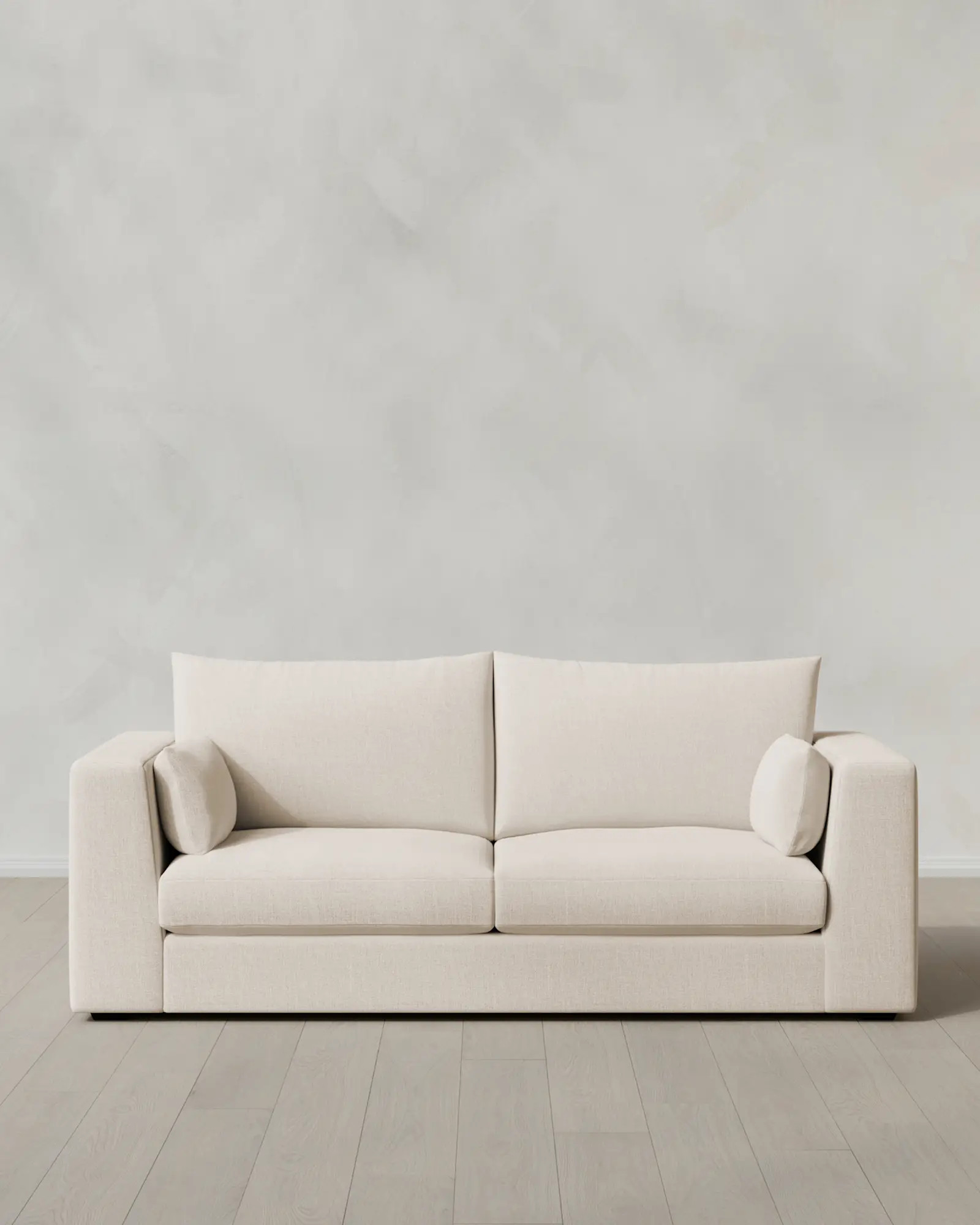 Oasis Performance Linen Blend Sofa in Pearl | Quince