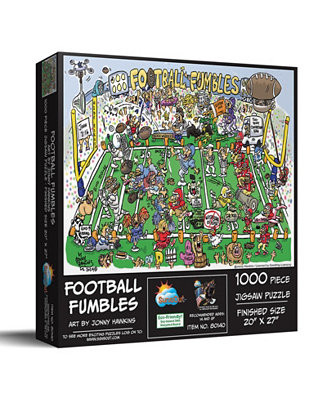 Football Fumbles 1000 piece Jigsaw Puzzle for Adults | Macy's