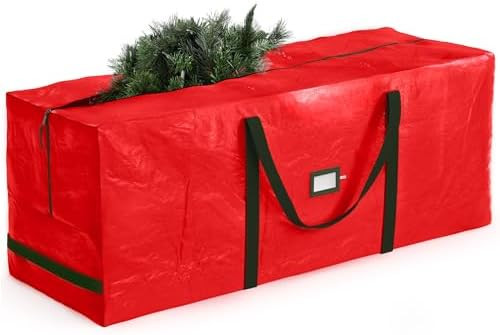 ZOBER 9 Ft Large Christmas Tree Storage Bag - Fits 9 Ft Artificial Trees - Plastic, Waterproof Ch... | Amazon (US)