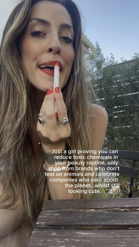 Non toxic, Clean red lipstick 💄  

#LTKstyletip #LTKover40 #LTKbeauty