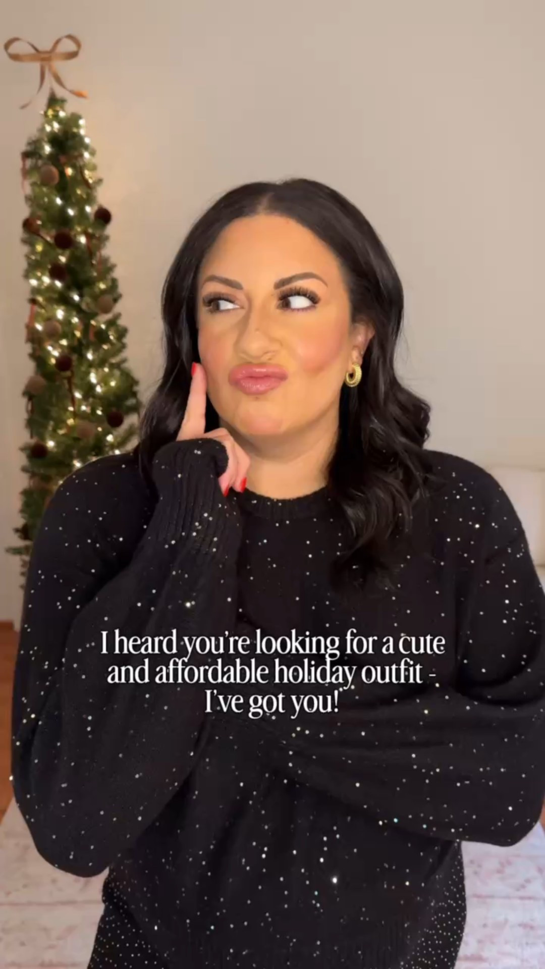 From Walmart! Wearing an XL in the sweater and leggings and I'm 25 weeks pregnant. Super bump friendly!! 

Holiday outfits, sparkly outfit, bump friendly, bump outfit

#LTKMidsize #LTKBump #LTKHoliday