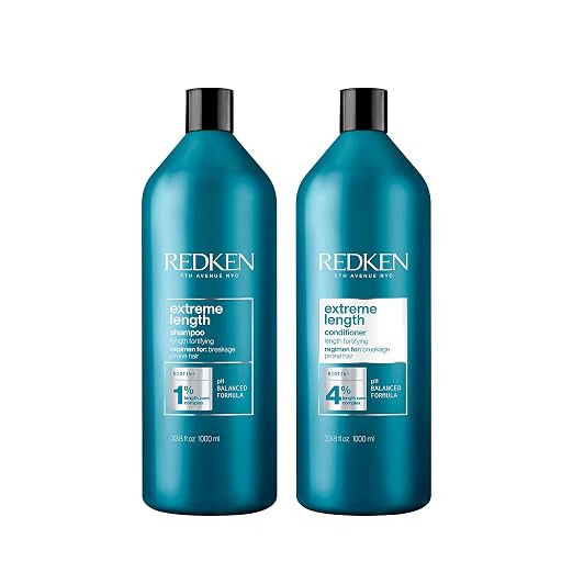 Redken Extreme Length Biotin Shampoo & Conditioner Set For Longer Hair – Promotes Healthy Hair ... | Amazon (US)