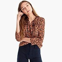 Point Sur silk popover shirt in blossom print | J.Crew US