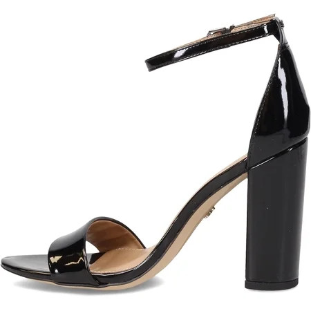 Sam Edelman Women s Yaro Heels Black Patent 8.5M | Walmart (US)