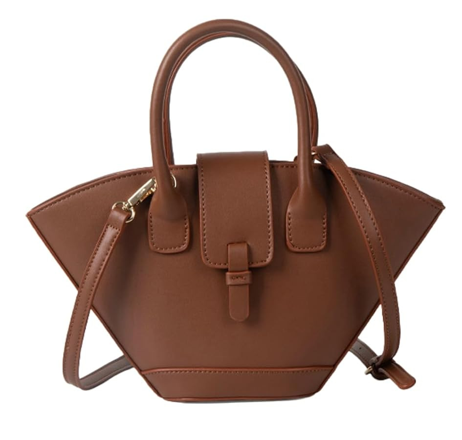 Tote Bag Purse for Women Faux Leather Hobo Bag Small Top Handle Handbag Vintage Shoulder Bag Cros... | Amazon (US)