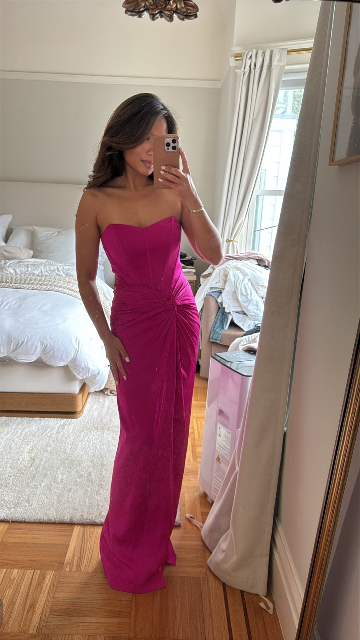 Dress on sale 30% off! Stunning color and perfect for a wedding - going to wear this one for the wedding in Lisbon :) 

TTS, wearing size 0 will have to get it hemmed for length

#LTKSaleAlert #LTKWedding