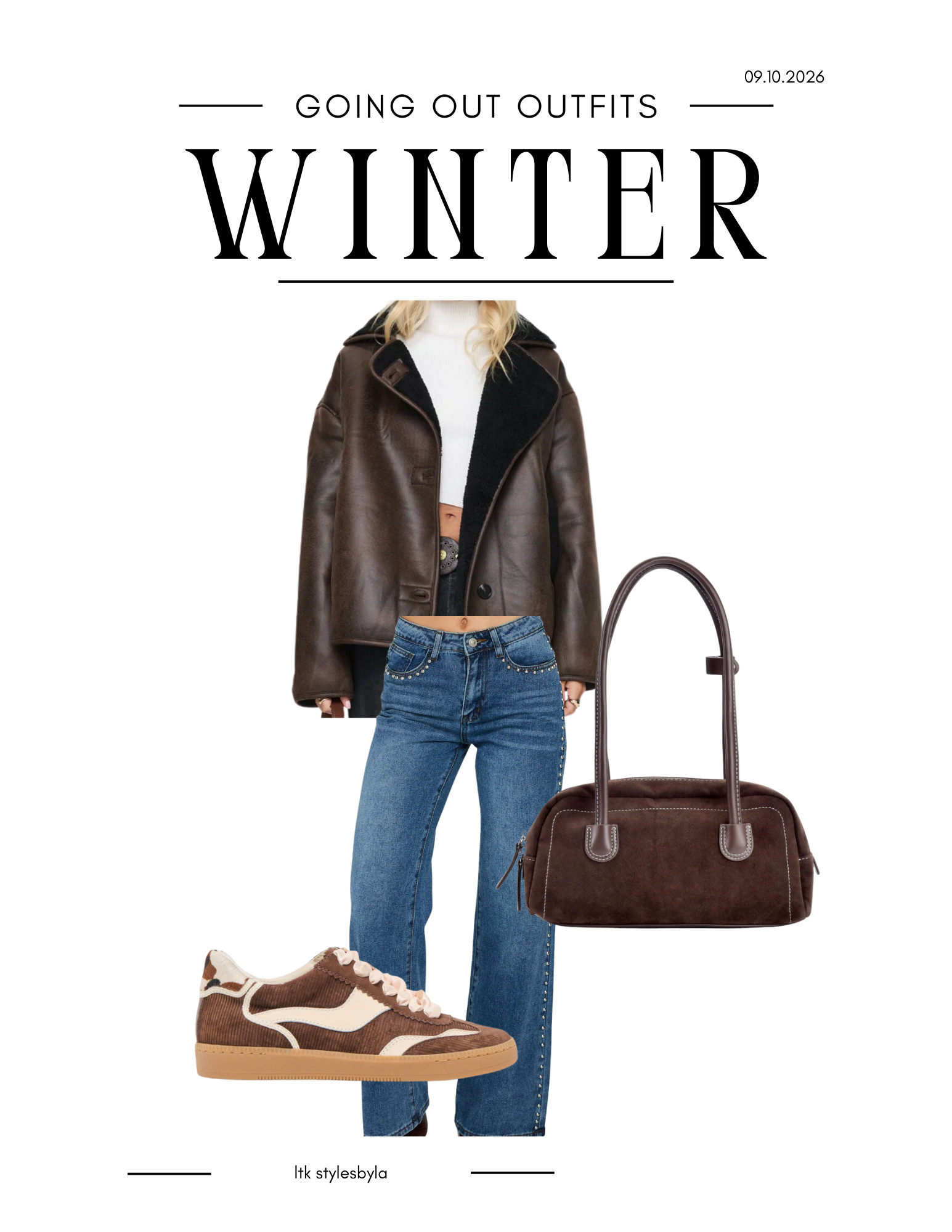 Cute leather and denim outfit! Perfect for winter going out, date night , basic cute outfits for winter 

#LTKootd #LTKSeasonal #LTKOver40