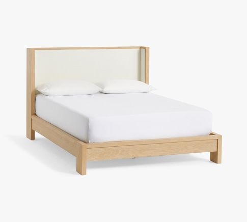 Brooks Upholstered Shelter Bed | Pottery Barn (US)