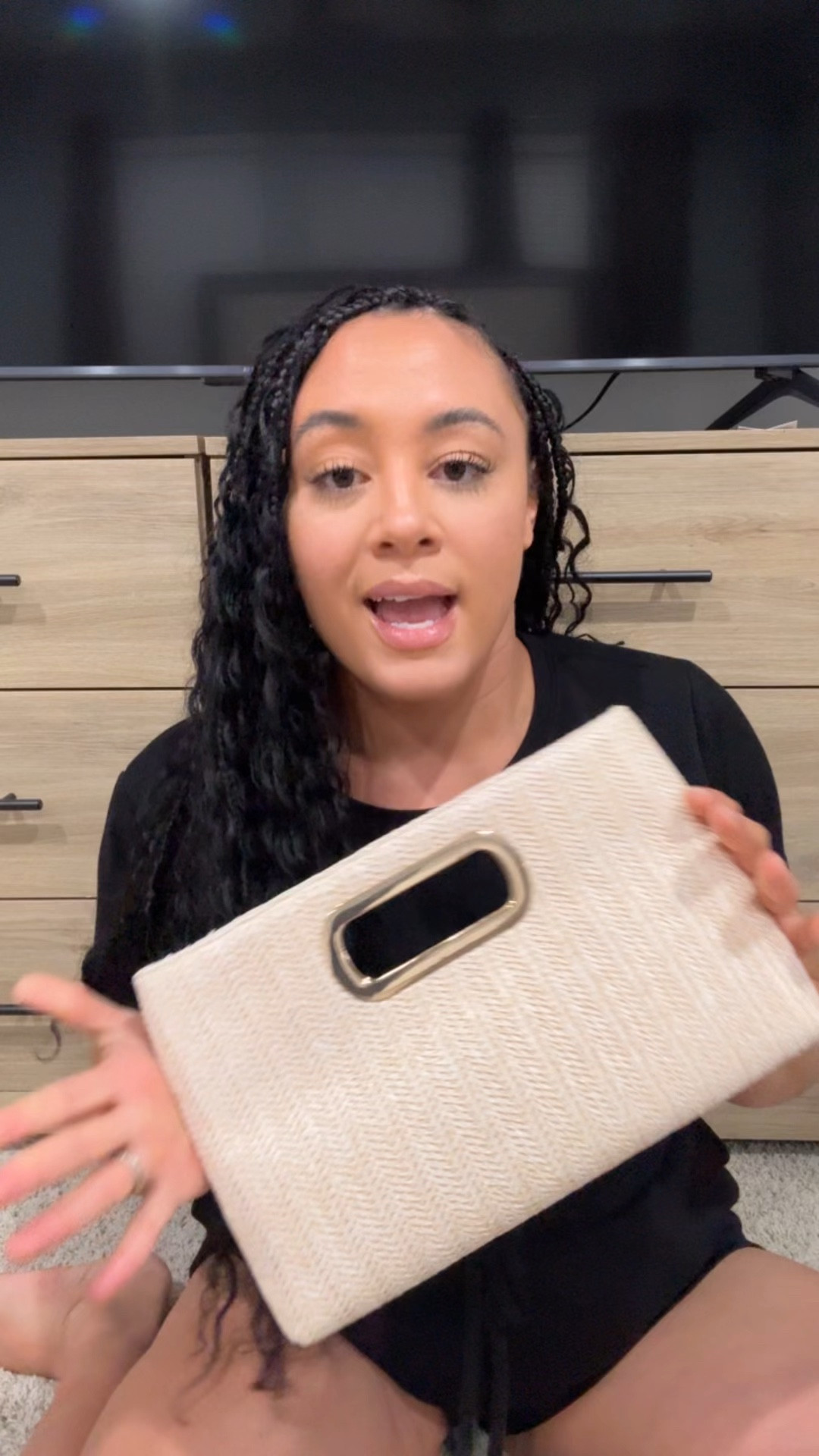 I’m not a big purse person but this is my vacation purse because it matches everything and allows me to put baby’s stuff when needed #cruise #travel