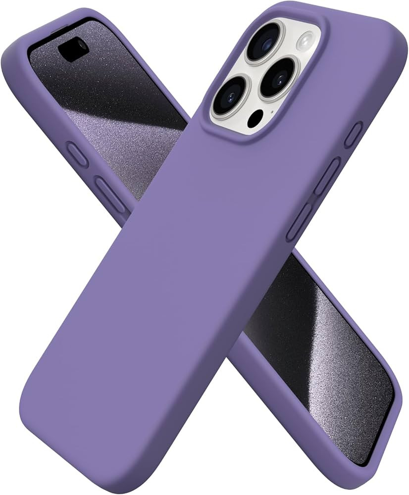 ORNARTO Compatible with iPhone 15 Pro Case 6.1", Liquid Silicone 3 Layers Full Covered Soft Gel R... | Amazon (US)