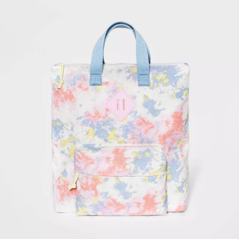 Kids' Tie-Dye Backpack - Cat & Jack™ Cream | Target