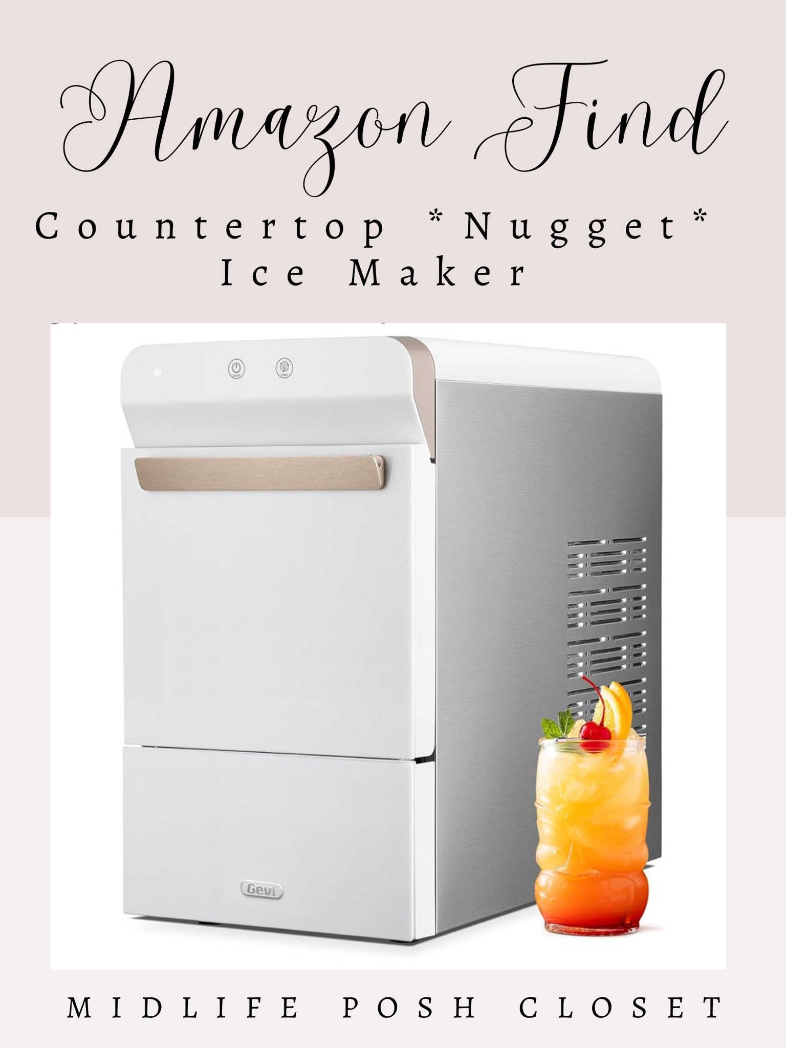AMAZON FIND! Countertop “nugget” ice maker 

#LTKhome #LTKSeasonal