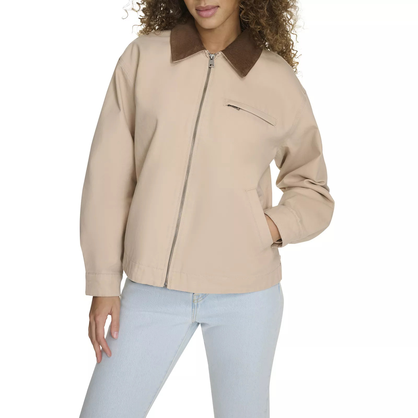 Women's Levi's® Laydown Collar Chore Jacket, Size: Large, Light Pink | Kohl's