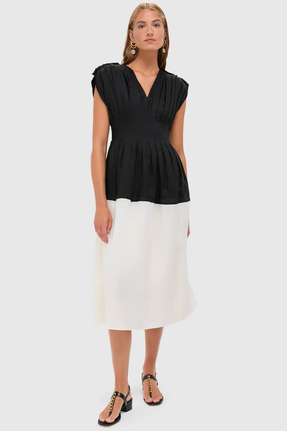 Multi Nicola Ramie Tank Midi Dress | Tuckernuck (US)