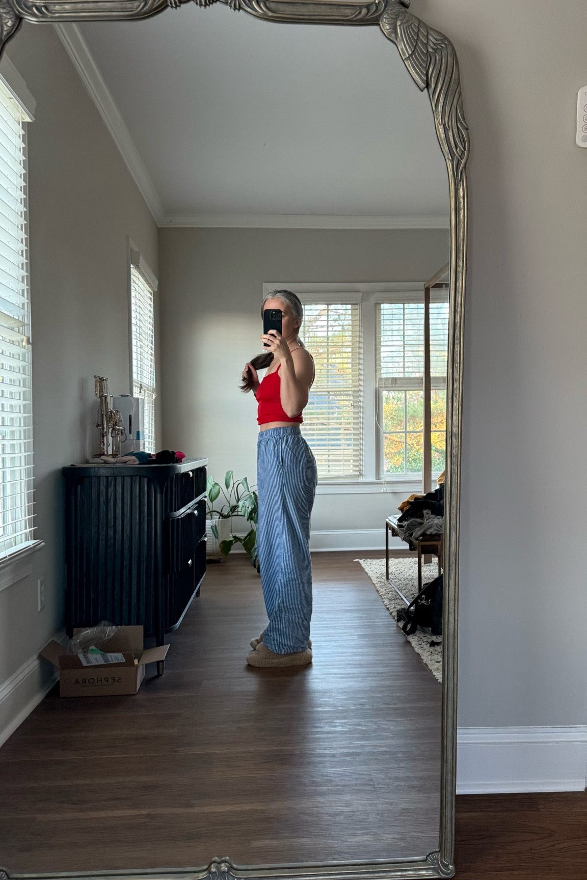 Cozy pjs 

#LTKOver40 #LTKSeasonal #LTKFindsUnder100