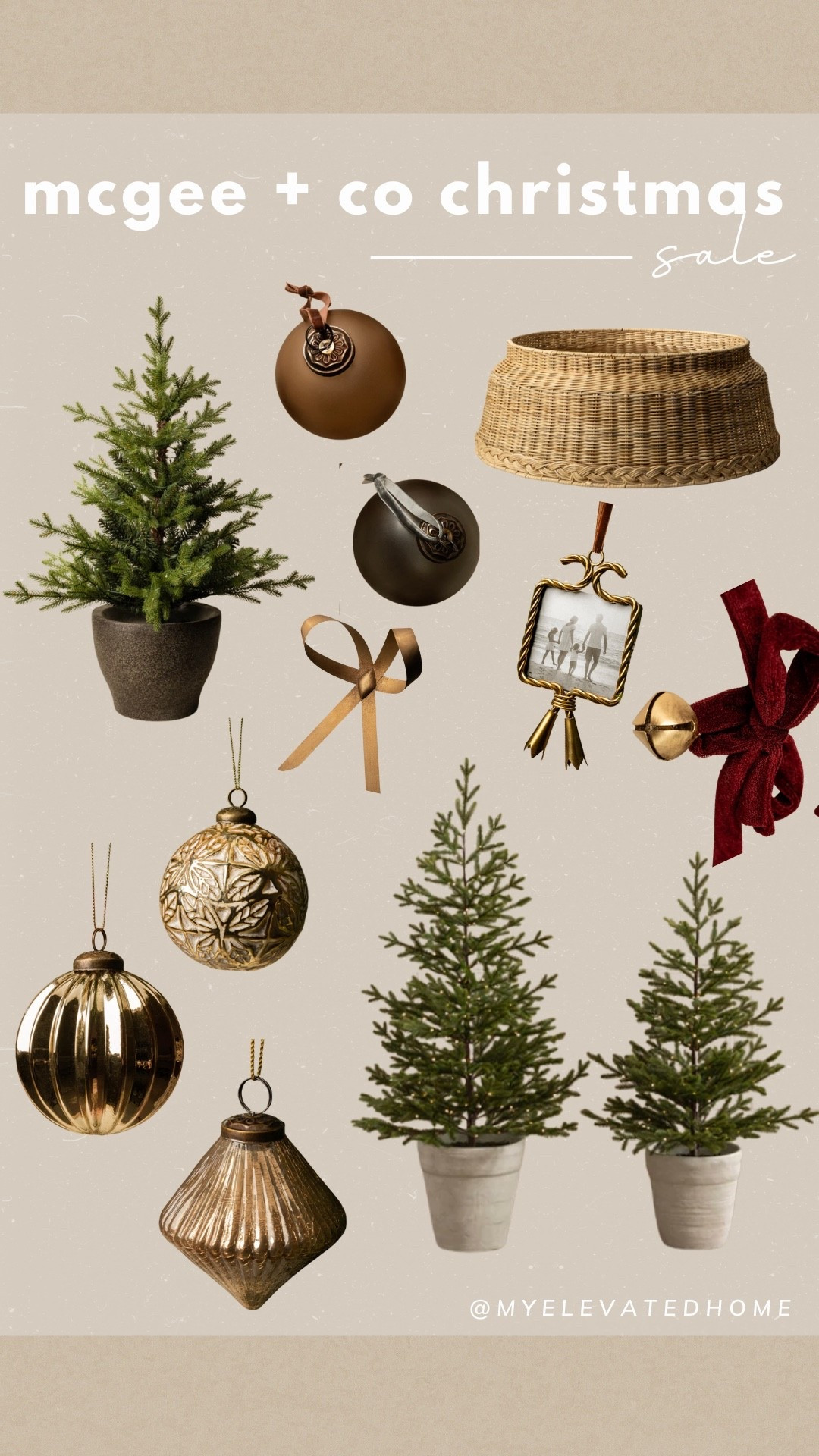 Amazing 25% off Holiday sale at McGee and Co! I just got the rest of my ornaments and a beautiful 5 foot pre-lit potted tree for my front porch!  

#LTKHoliday #LTKHome