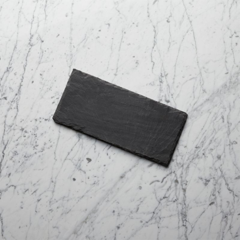 Slate 12"x5.5" Cheese Board + Reviews | Crate & Barrel | Crate & Barrel
