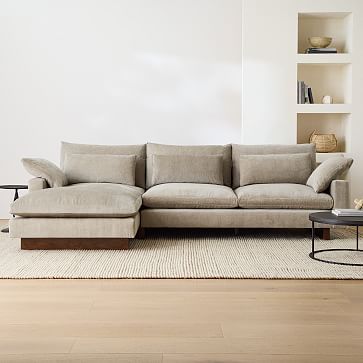 Harmony 2-Piece Chaise Sectional (112&quot;&ndash;128&quot;) | West Elm (US)