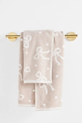 Bow Icon Cotton Bath Towel | Anthropologie (US)