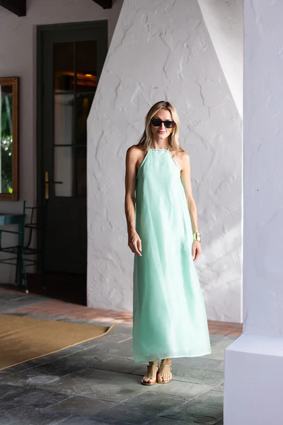 Sarah Dress - Pistachio | Julia Amory