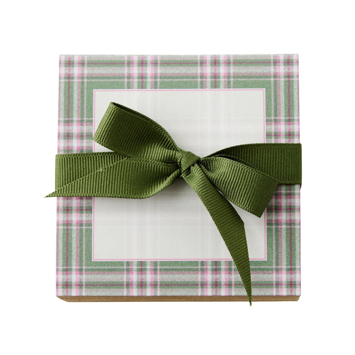Ivy Plaid Luxe Notepad Large | Caitlin Wilson Design
