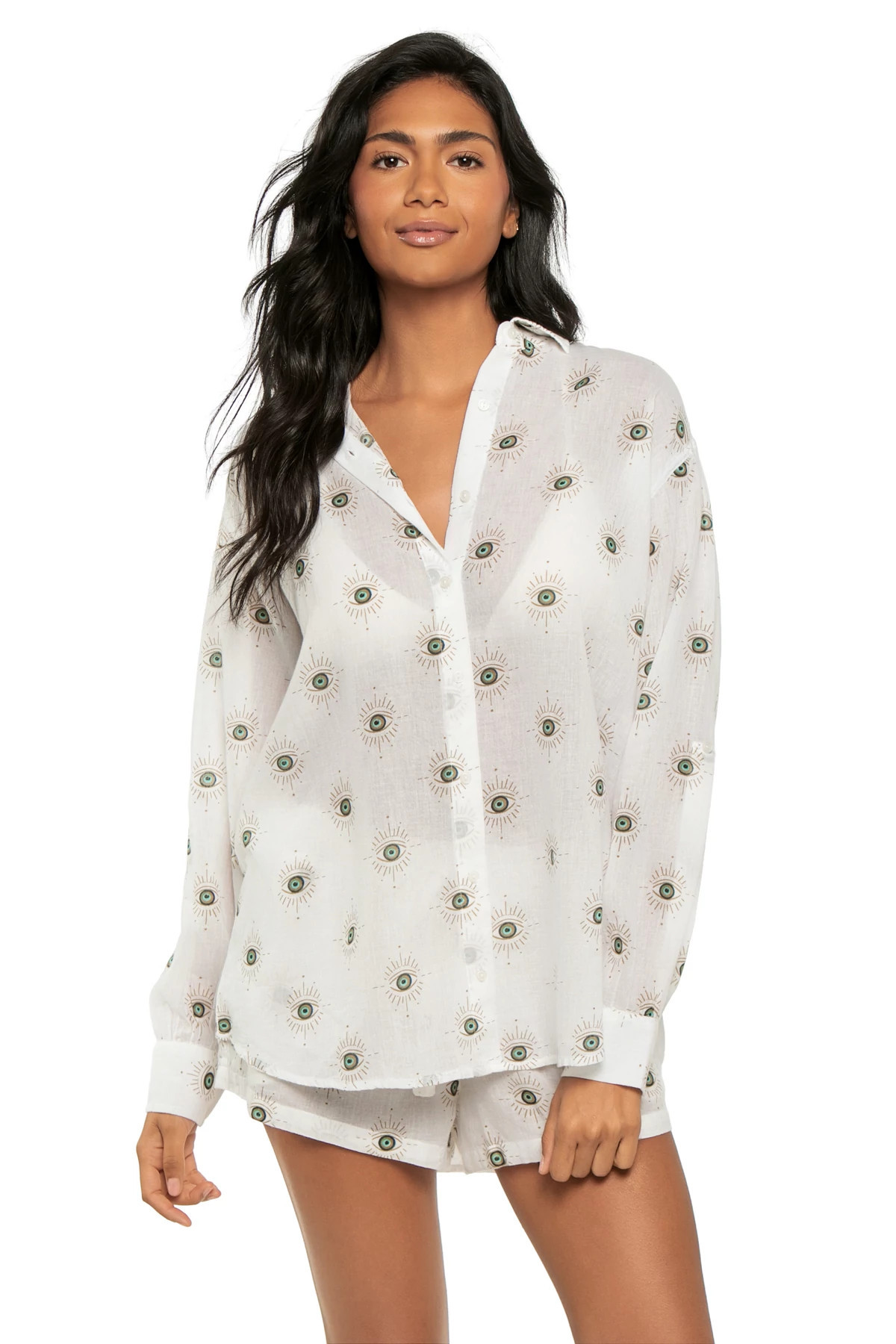 Evil Eye Shirt Dress | Everything But Water