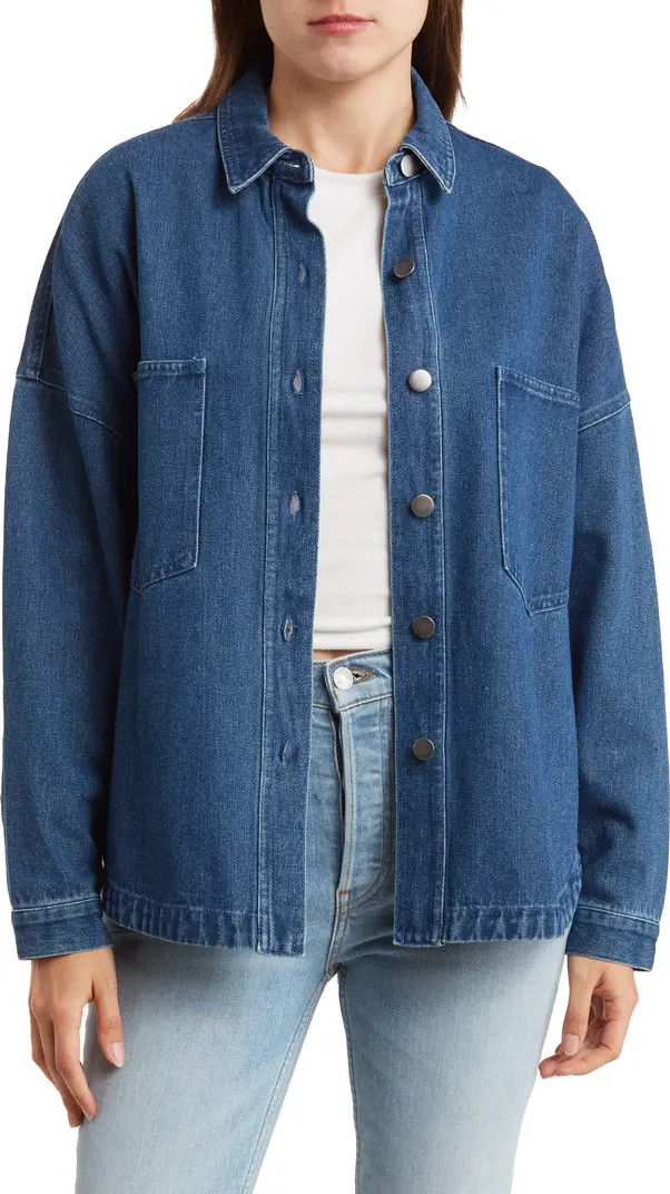 Blu Pepper Denim Shirt Jacket | Nordstromrack | Nordstrom Rack
