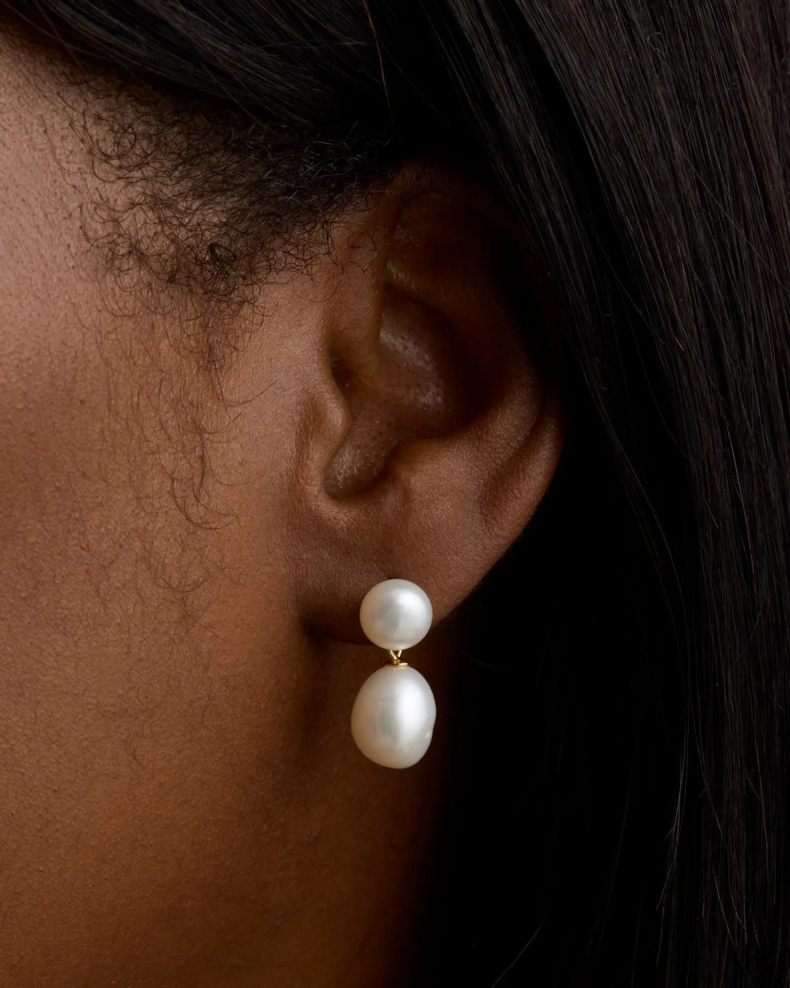 Freshwater Cultured Baroque Pearl Drop Earrings | Quince