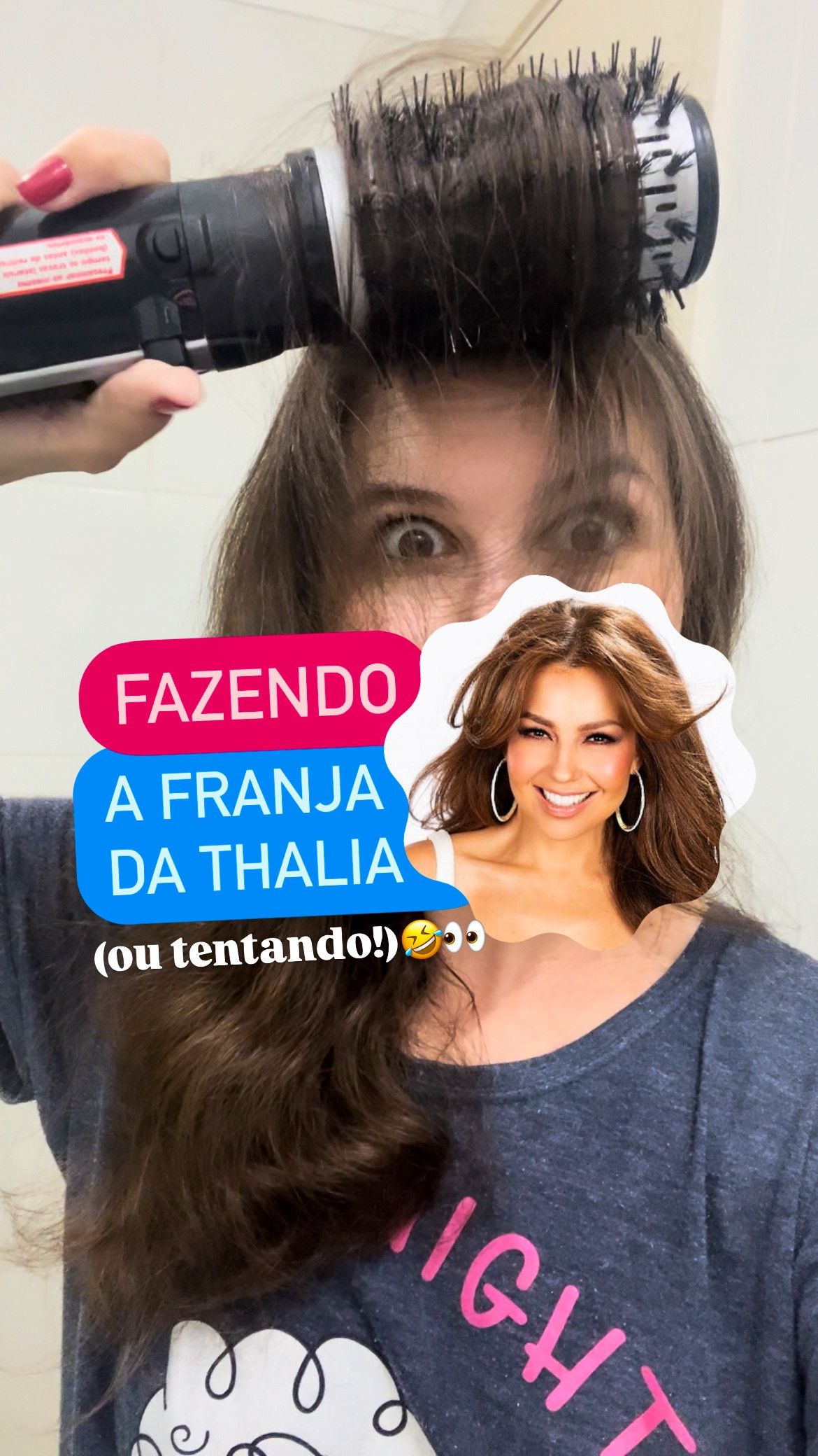 Da série: O que você fica fazendo até tarde da noite? 🤣

Se tem uma coisa satisfatória é usar a escova rotativa na franja!!!! Tô adorannndo! É muito prática! 🥰😜 Mais alguém usa? 

#escovarotativa #escovaconair
#polishop

#LTKbeleza #LTKbrasil