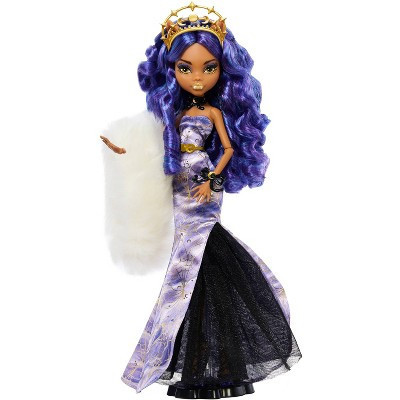 Monster High Clawdeen Wolf Howliday Edition Fashion Doll in Purple Gown | Target