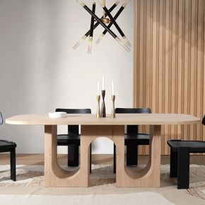 Riluo Rectangle Dining Table (84") | West Elm (US)