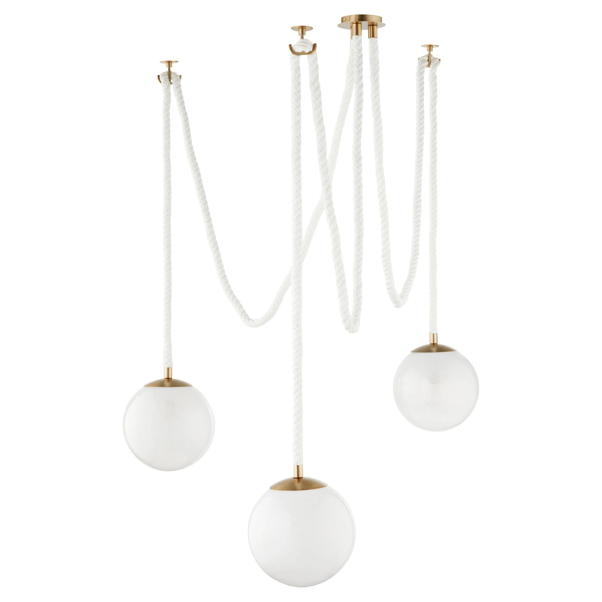 Rockport 3 - Light Cluster Globe Pendant | Perigold