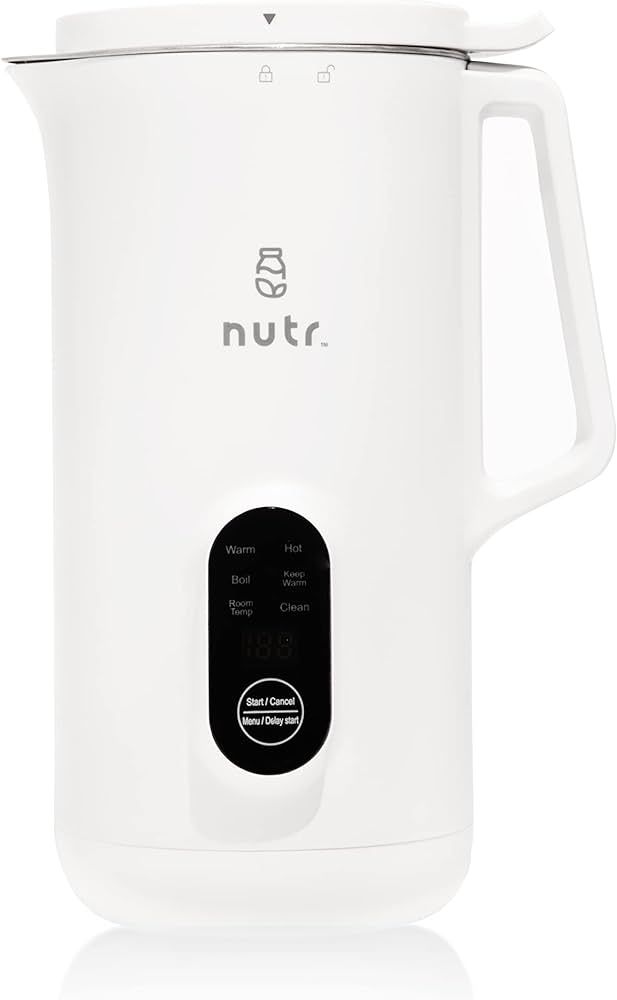NUTR Nut Milk Maker, Homemade Almond, Oat, Coconut, Soy, or Plant Based Milks and Non Dairy Bever... | Amazon (US)