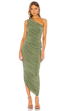 Norma Kamali Diana Gown in Celadon from Revolve.com | Revolve Clothing (Global)