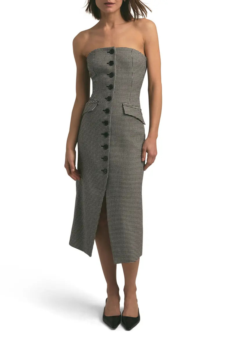 Favorite Daughter The Phoebe Strapless Midi Dress | Nordstrom | Nordstrom