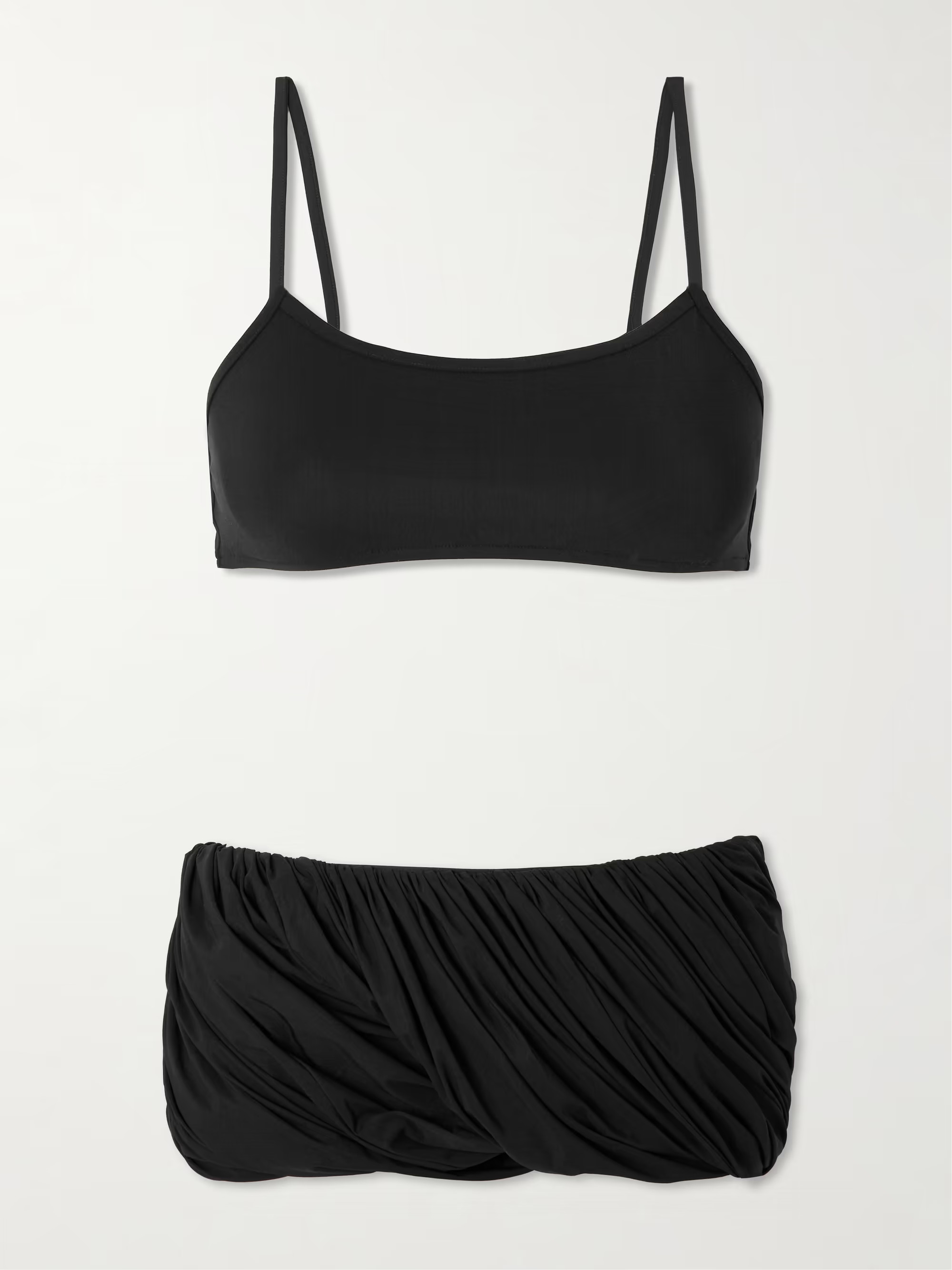Twisted ruched bikini | NET-A-PORTER (UK & EU)