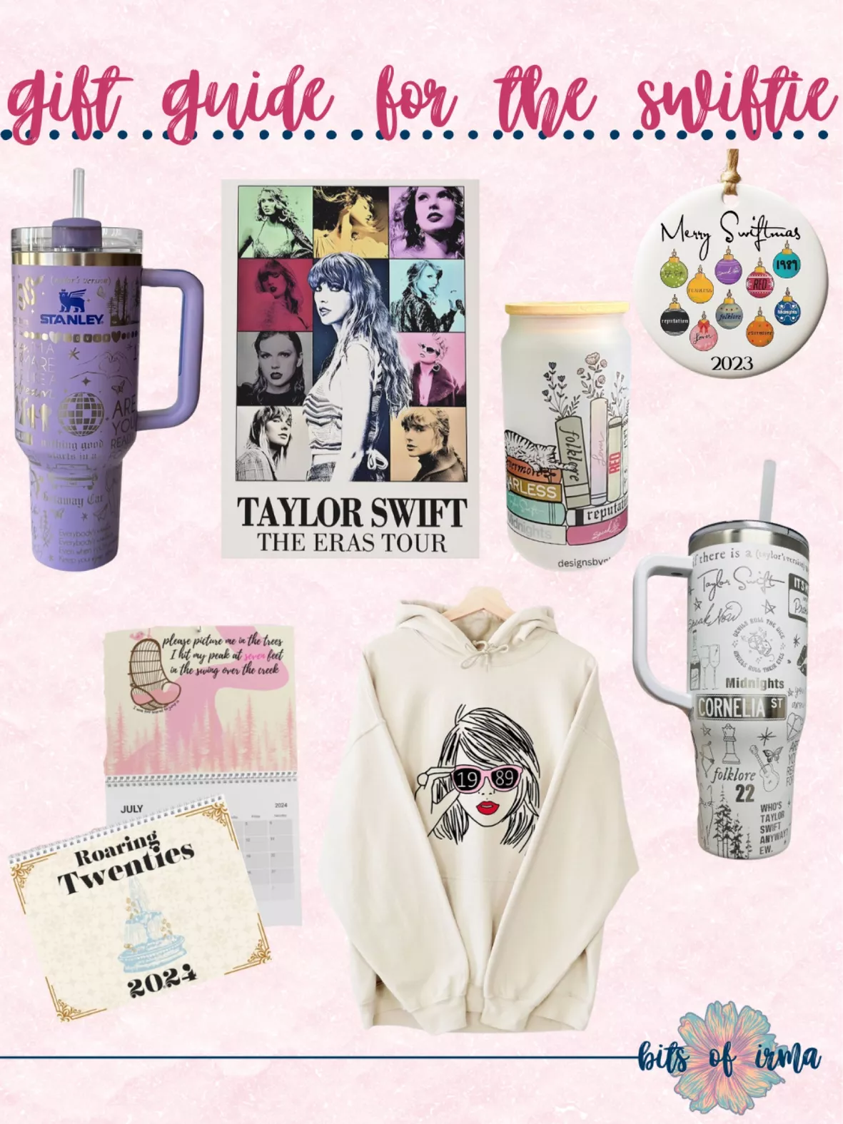 Taylor Swift 1989 Stanley Tumbler Swiftie Fan Gift Eras Tour