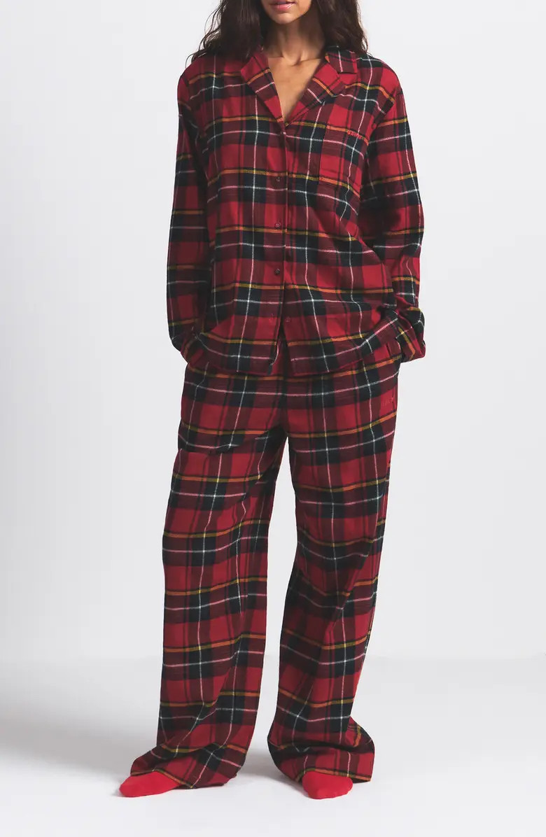SKIMS Cotton Flannel Pajamas | Nordstrom | Nordstrom
