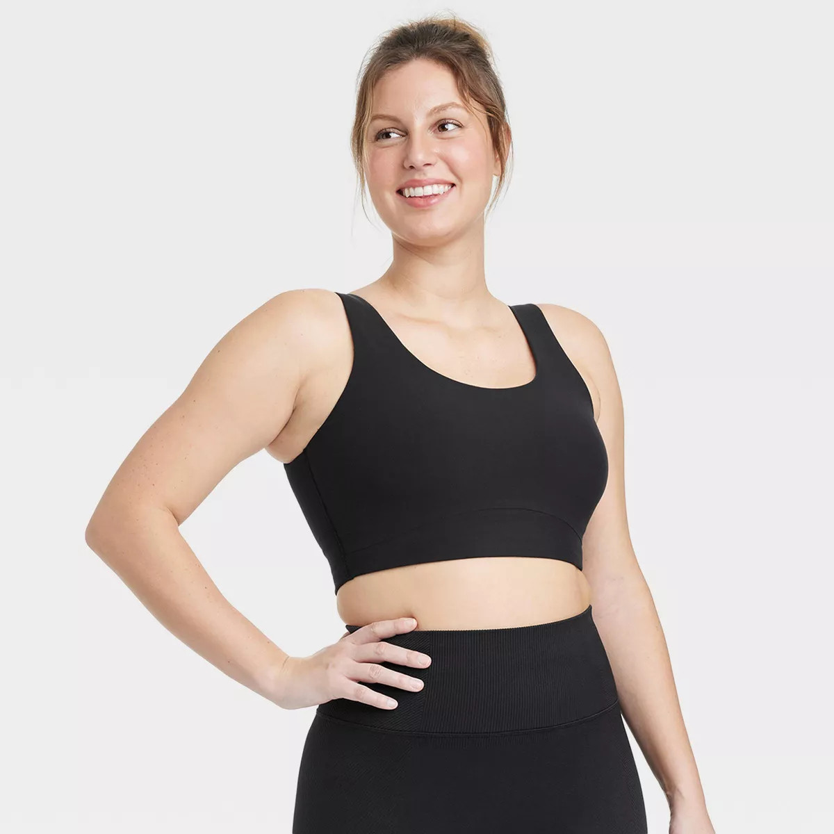 Women's Everyday Soft Medium Support Longline Sports Bra - All In Motion™ | Target