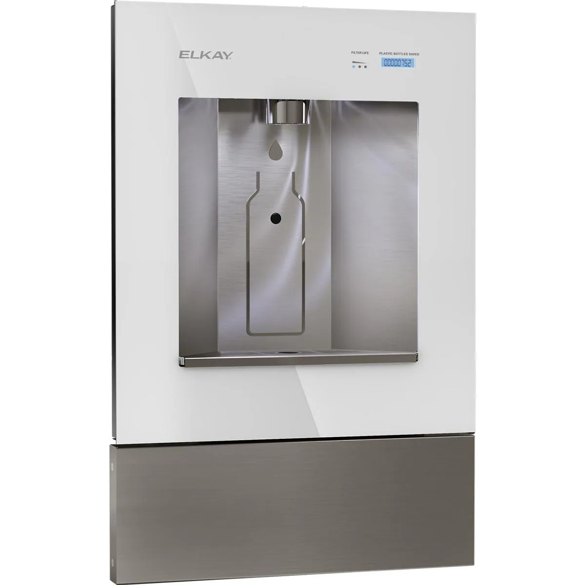 Elkay ezH2O Liv Built-in Filtered Water Dispenser, Non-refrigerated, Aspen White | Bed Bath & Beyond