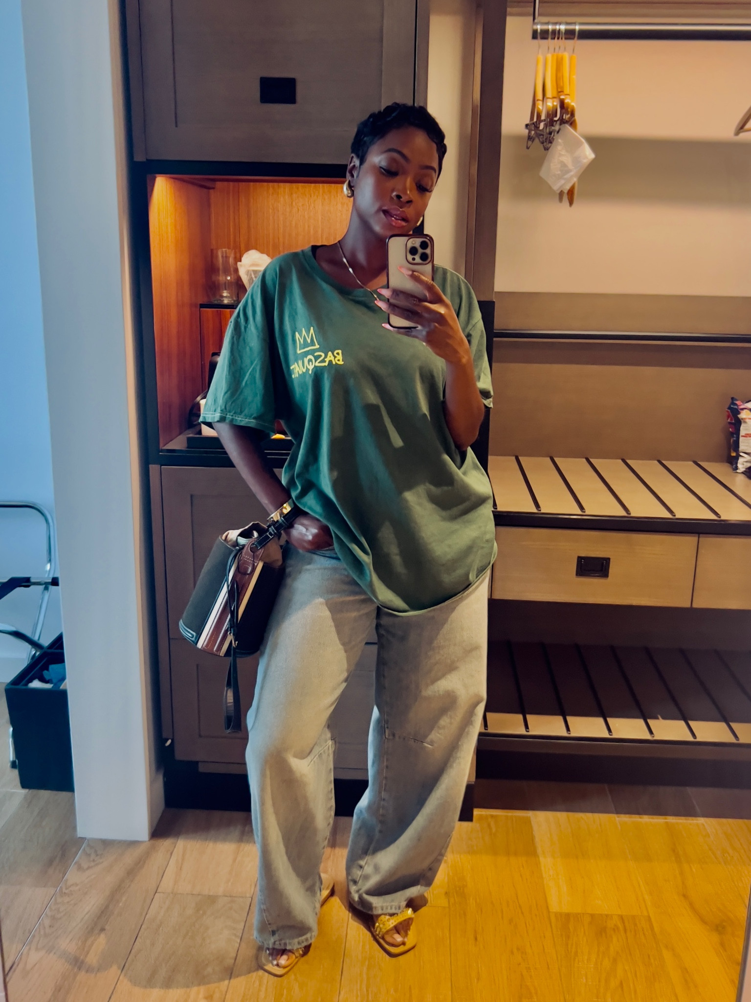 I love when it's comfy and cute ✨ oversized jeans, oversized shirt, gold jewelry, sandles 

#LTKWatchNow #LTKU