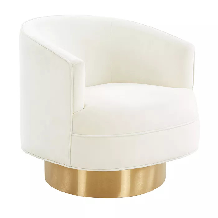 Stella Cream Velvet Swivel Chair | Bloomingdale's (US)