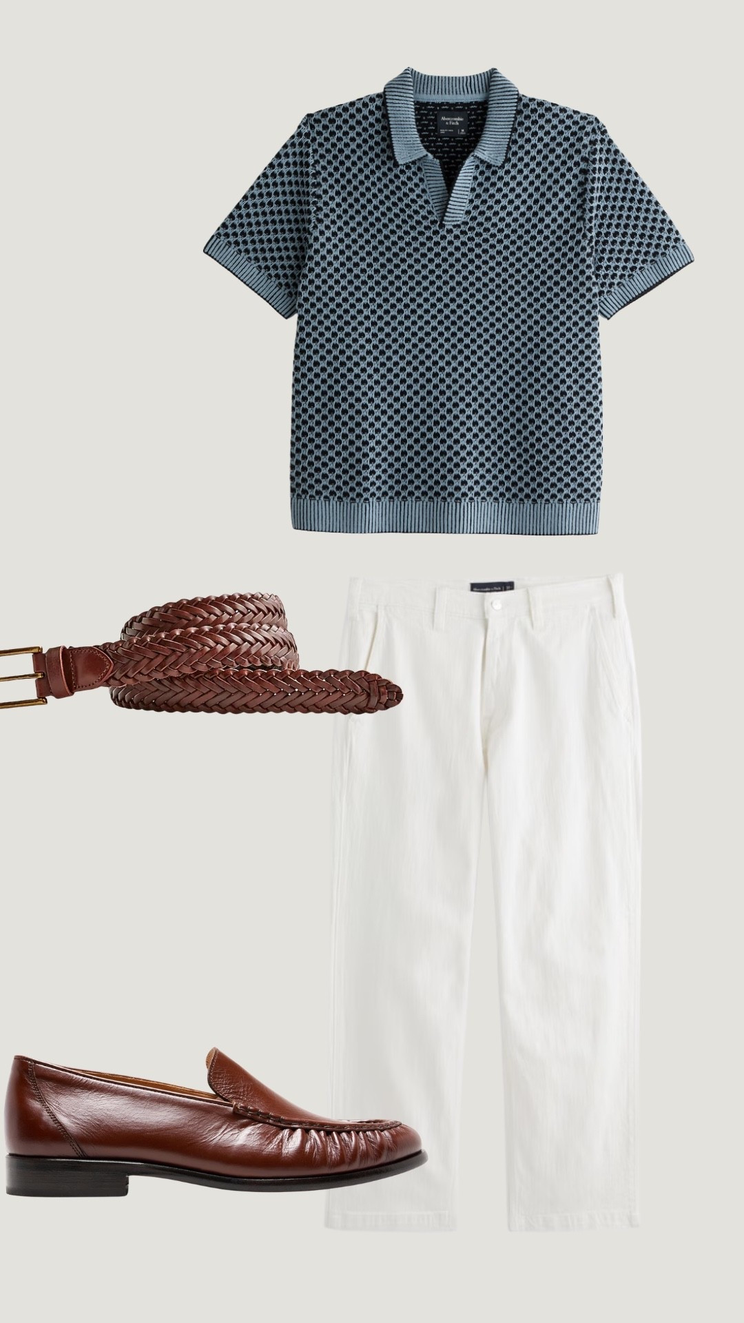 Elevated summer dressing made simple. The knit polo + white trousers combo never misses 🤝 Perfect balance between relaxed and refined. #LTKMens #MensFashion #SummerStyle #OldMoneyStyle #SmartCasual #Menswear #Loafers #SummerOutfit

#LTKxAbercrombie #LTKdayinmylife #LTKgrwm