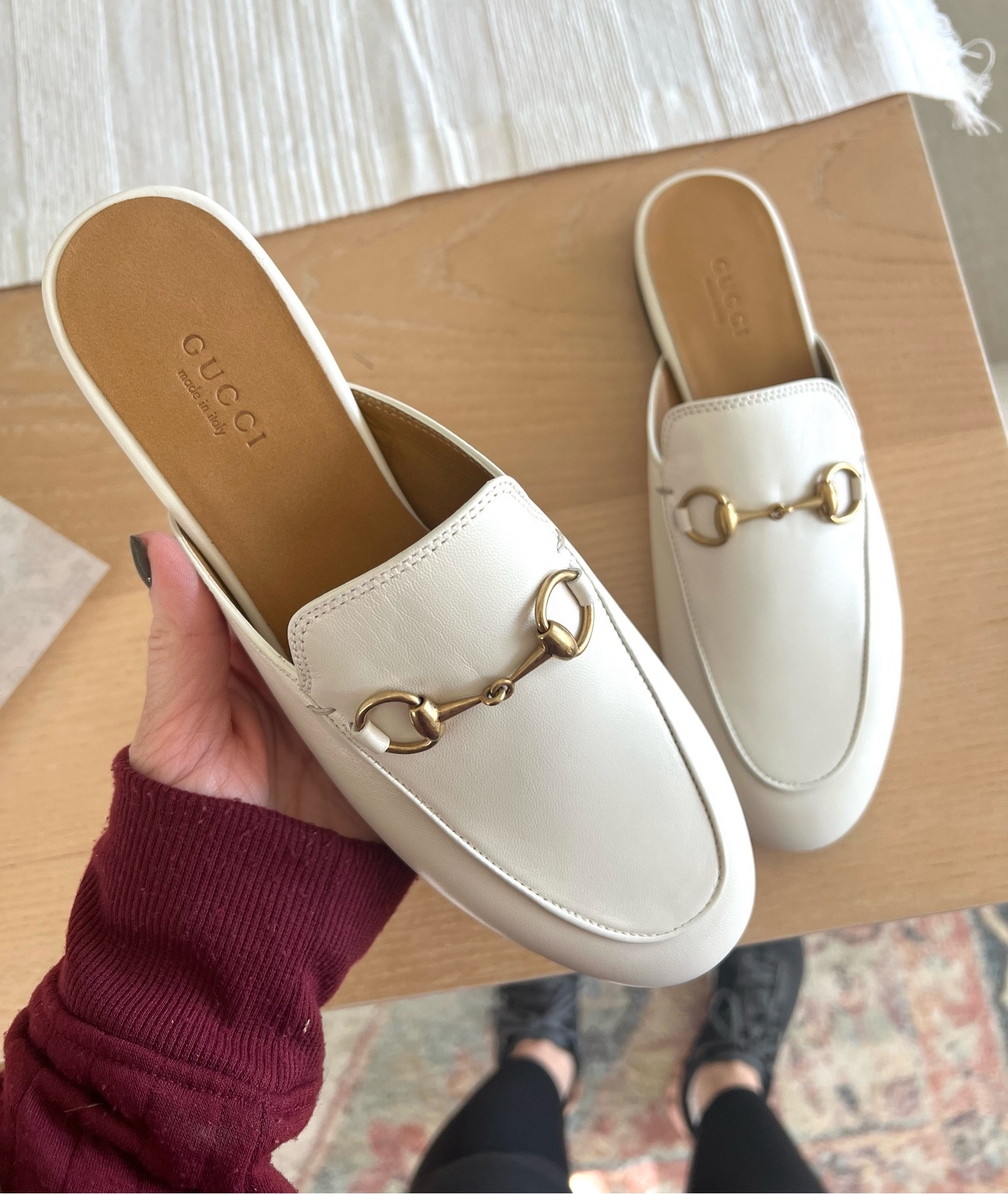 white gucci dress shoes Men's White Patent Leather Dress Shoes Gold Buckle 7012 – DESIGN MENSWEAR main image 1