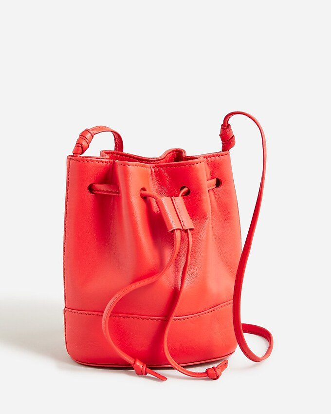 Girls' leather bucket bag | J. Crew US